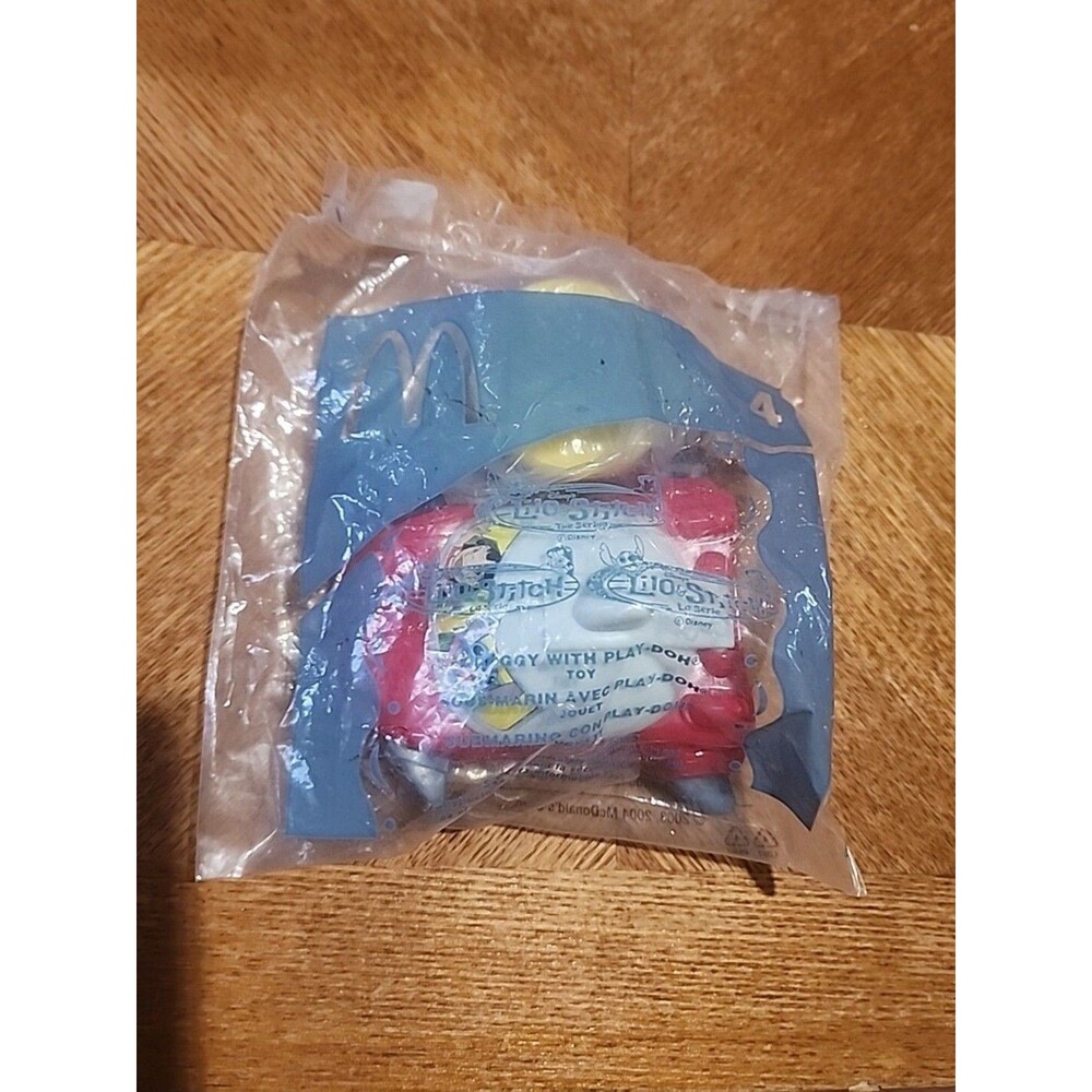 Lilo & Stitch McDonalds 2003-04 Happy Meal Toy X-Buggy with Play-Doh #4
